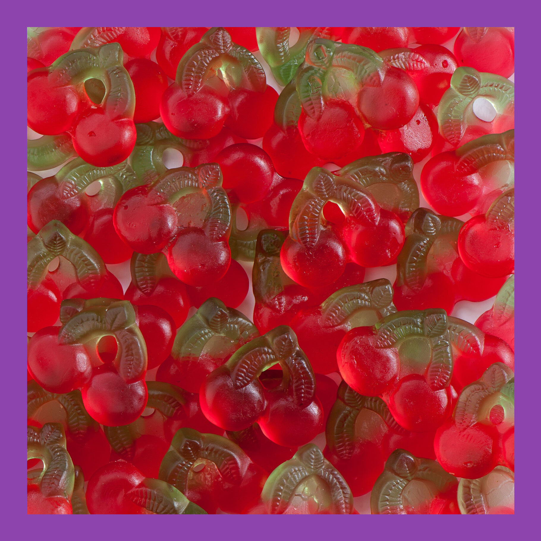 Suikervrije Kersen Gums