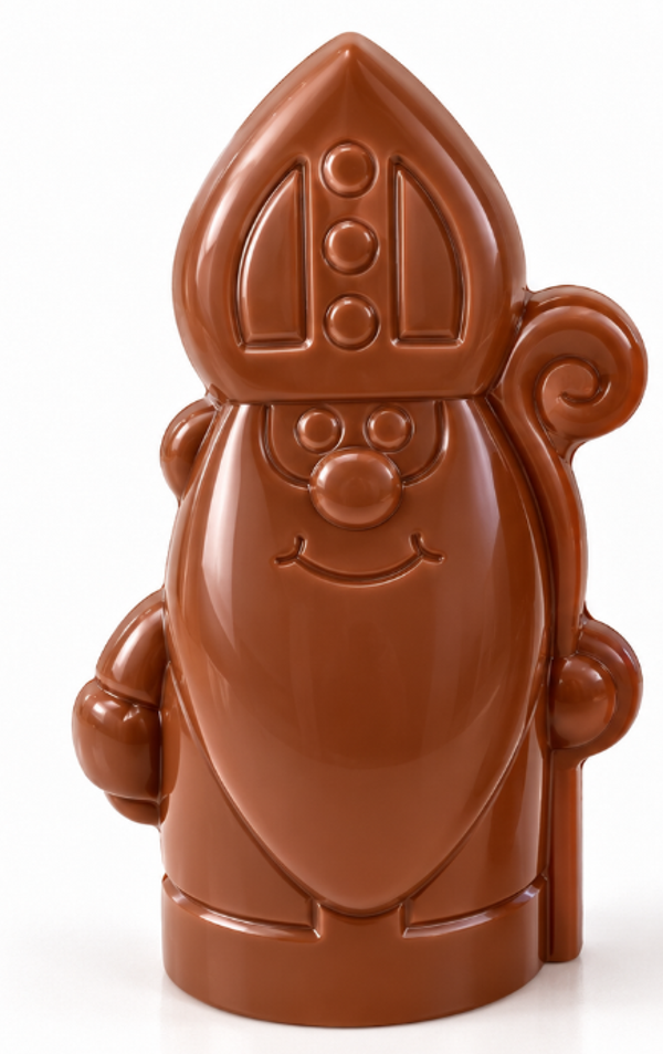 Holgoed Sint 20cm en piet 16cm melk