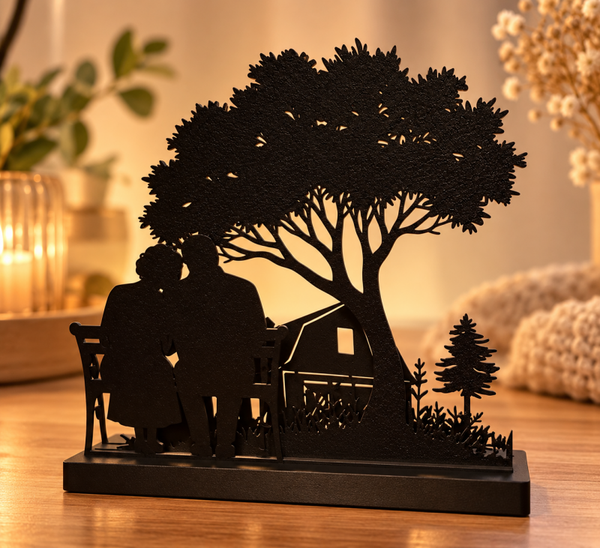 Deko-Aufsteller „Gemeinsame Zeit“ – 3D-Druck