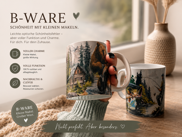 Motiv-Tasse Angler
