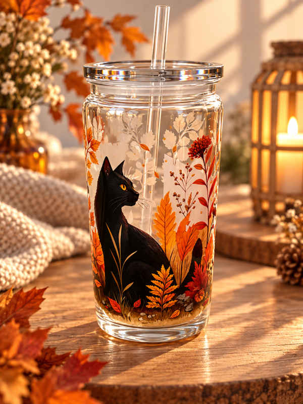 Trinkbecher black Cat