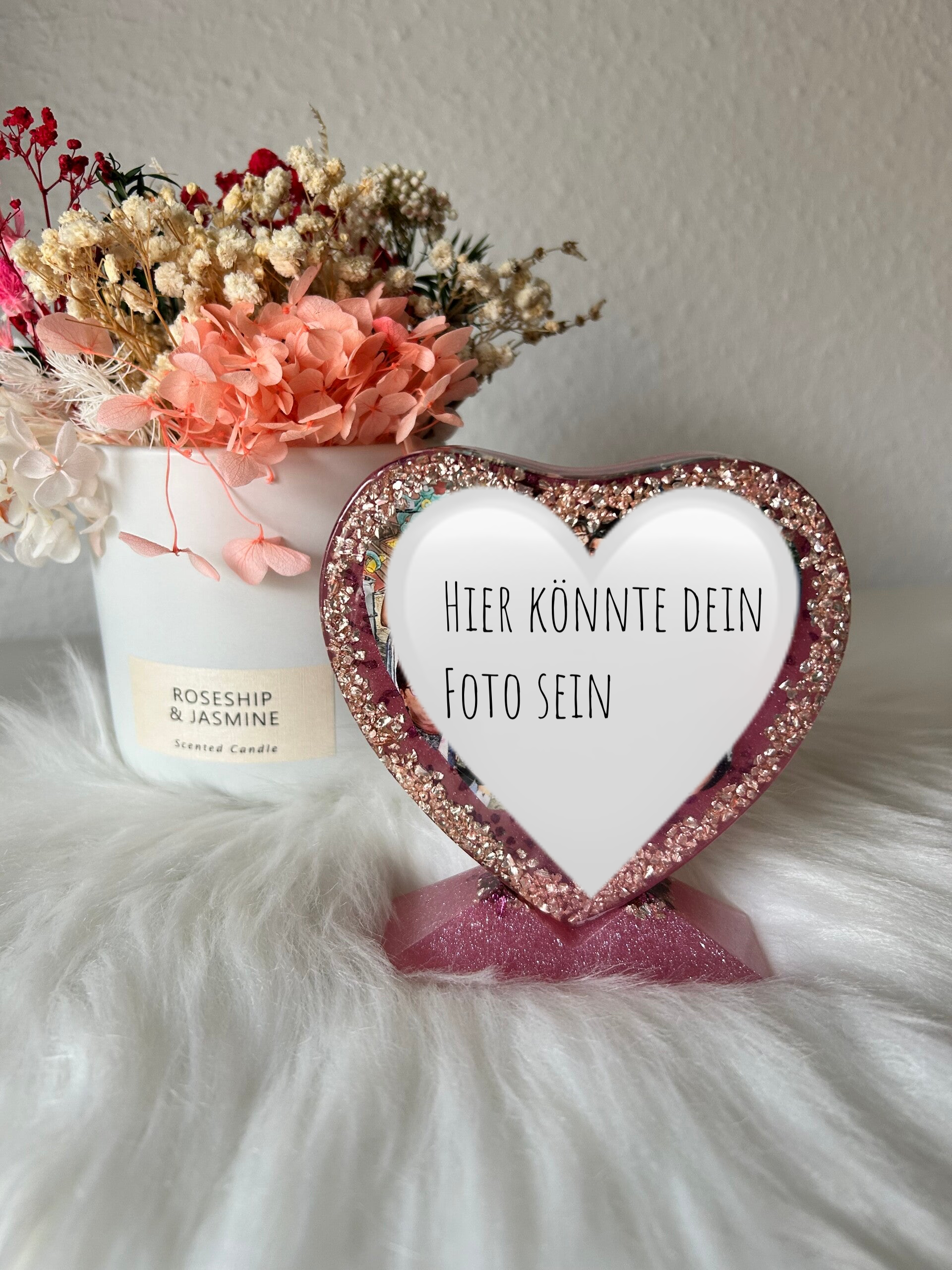 Personalisierte Herzrahmen