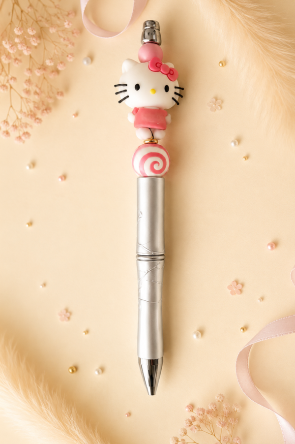 Kugelschreiber mit Ersatzmiene -Kitty
