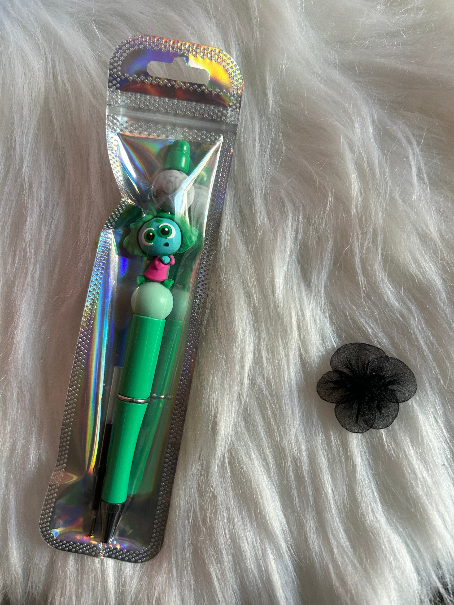 Kugelschreiber mit Ersatzmiene grün hell