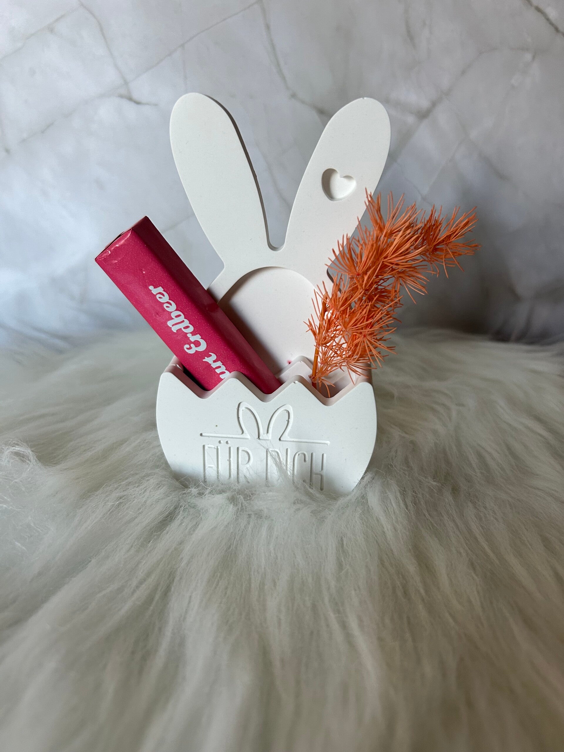 Osterkörbchen Gips Geschenk