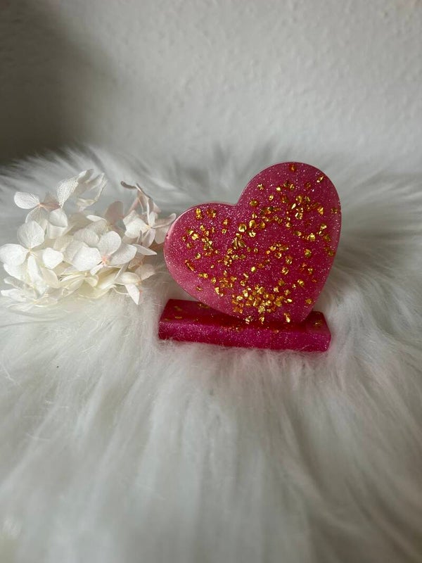 Kleine Herzen mit Ständer