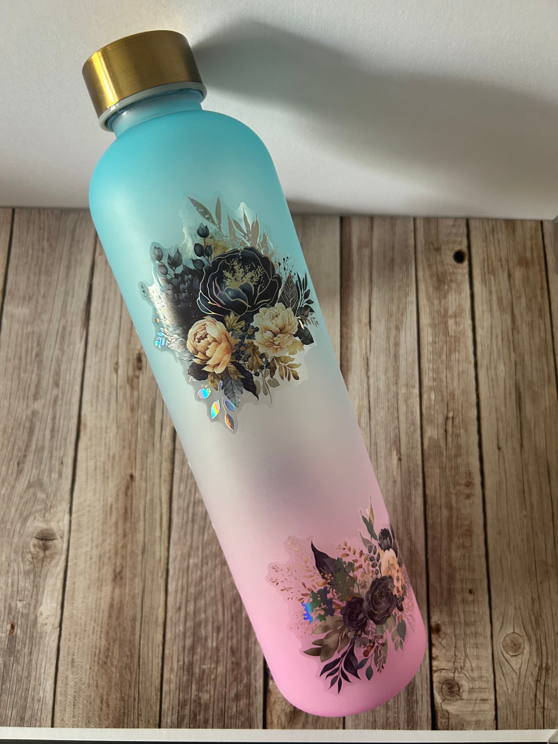 Trinkflasche 1L HoloBlumen