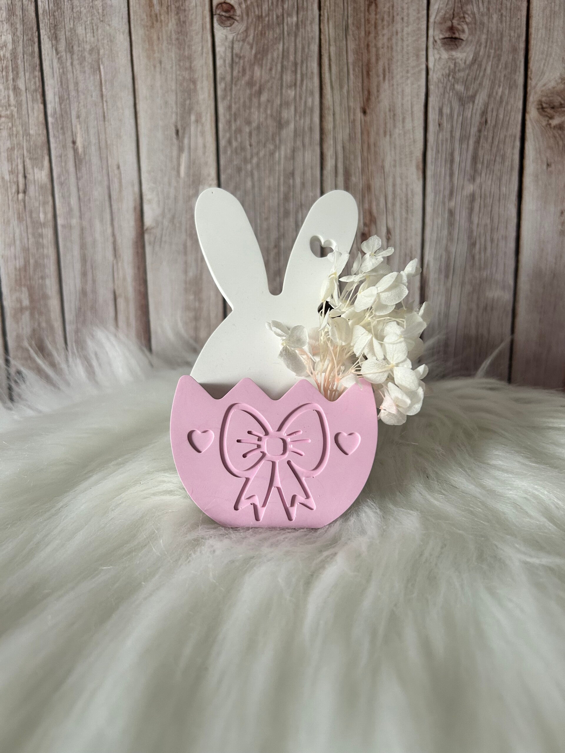 Osterkörbchen rosa schleife 🎀