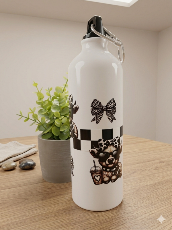 Alu Trinkflasche 750 ml - Leo Kuh