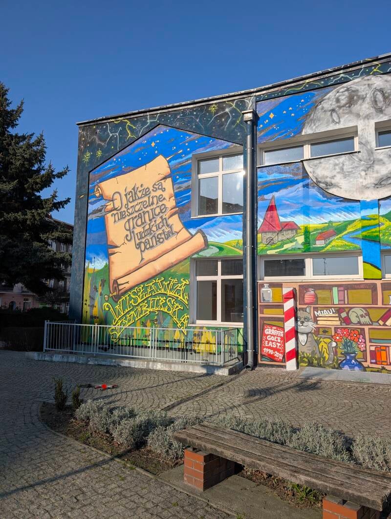 Gemälde im Stadtzentrum Slubice