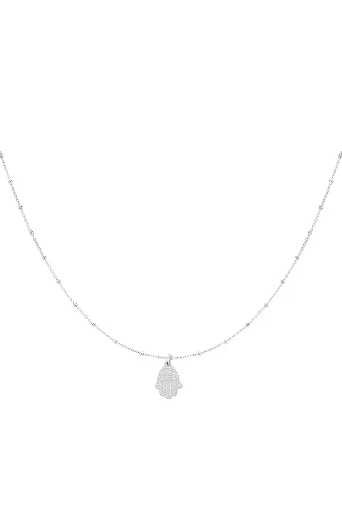 Ketting hand - zilver