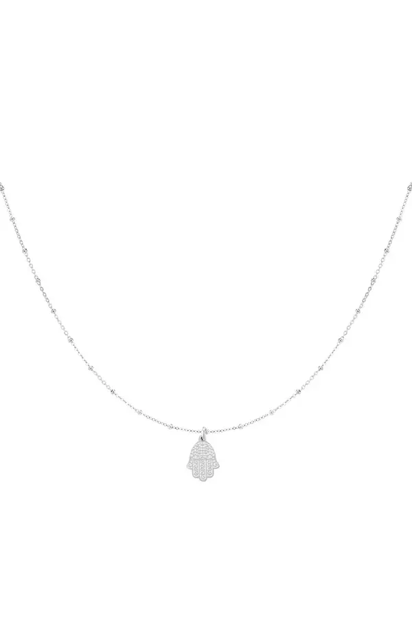 Ketting hand - zilver