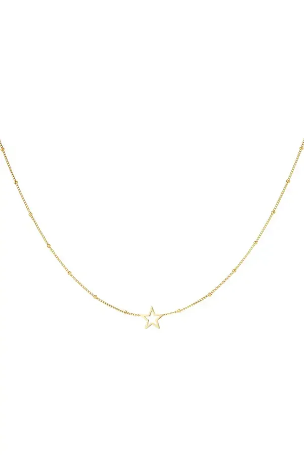 Ketting ster - goud