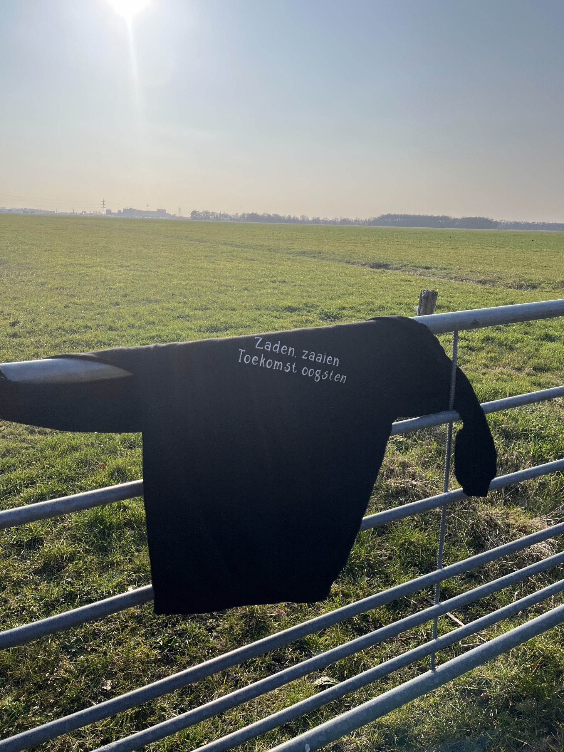 Hoodie Zaden, zaaien, toekomst oogsten