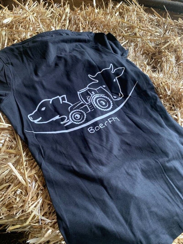 Boerfm T-shirt met ronde hals