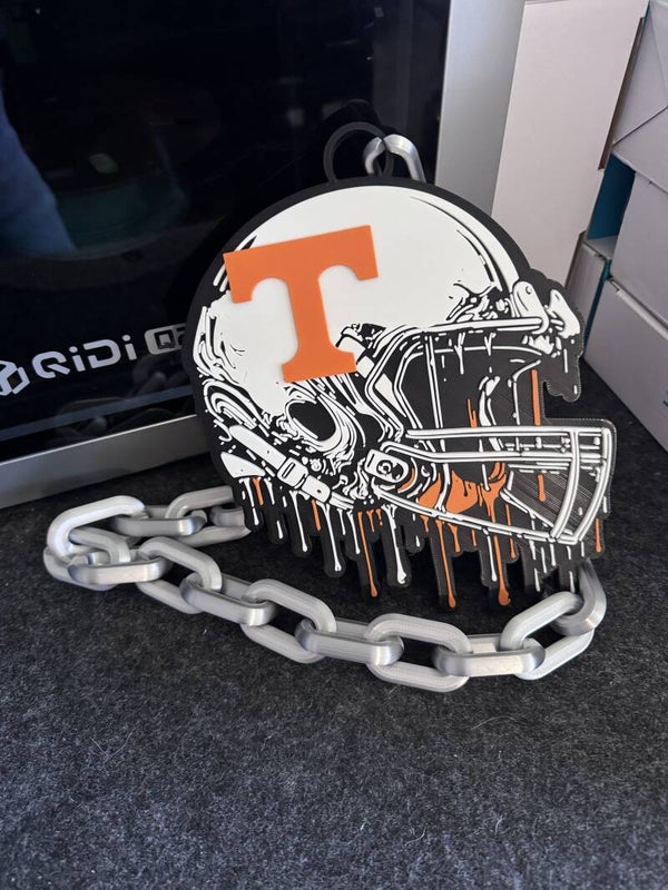 Tennessee Drip Helmet Rally Chain