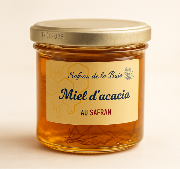 miel acacia au safran