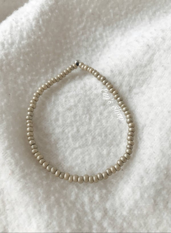 Sand gold bracelet