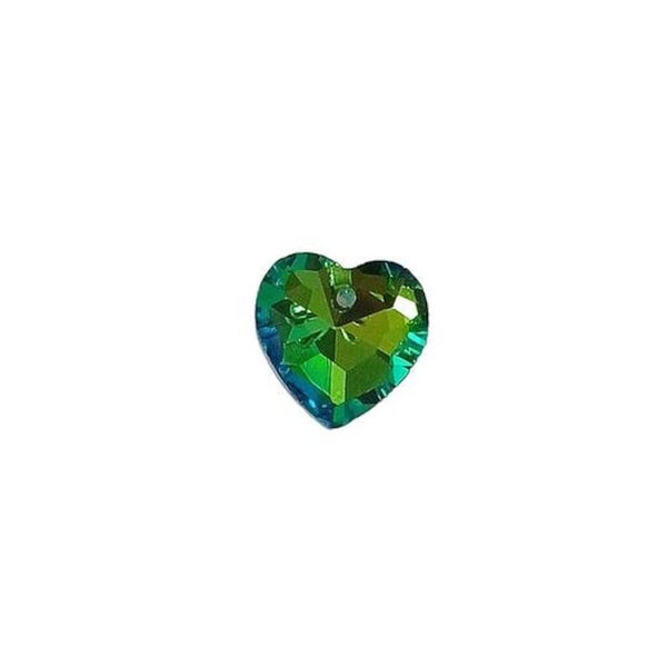 Pendentif cœur en verre