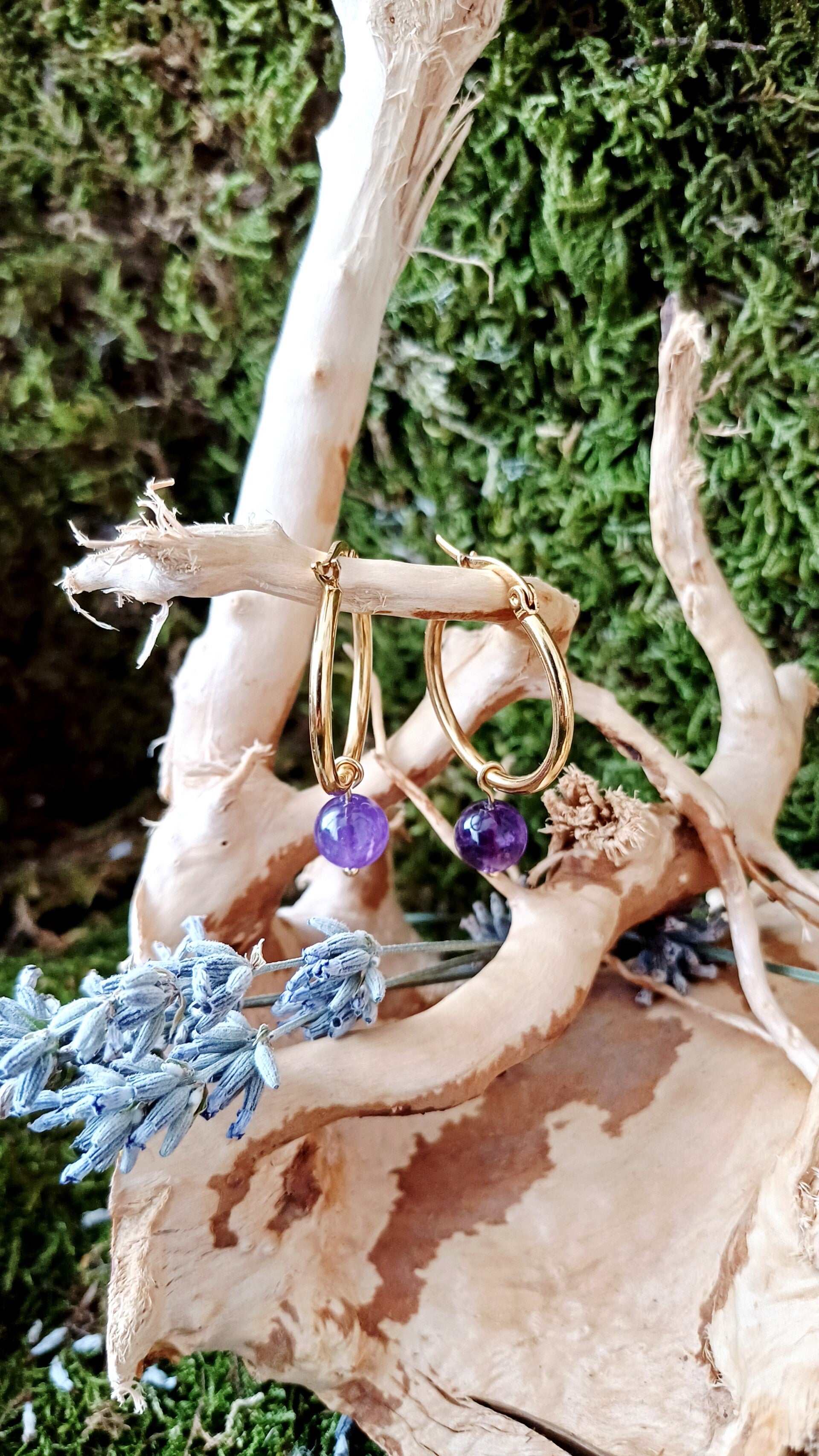 Créoles GS améthyste