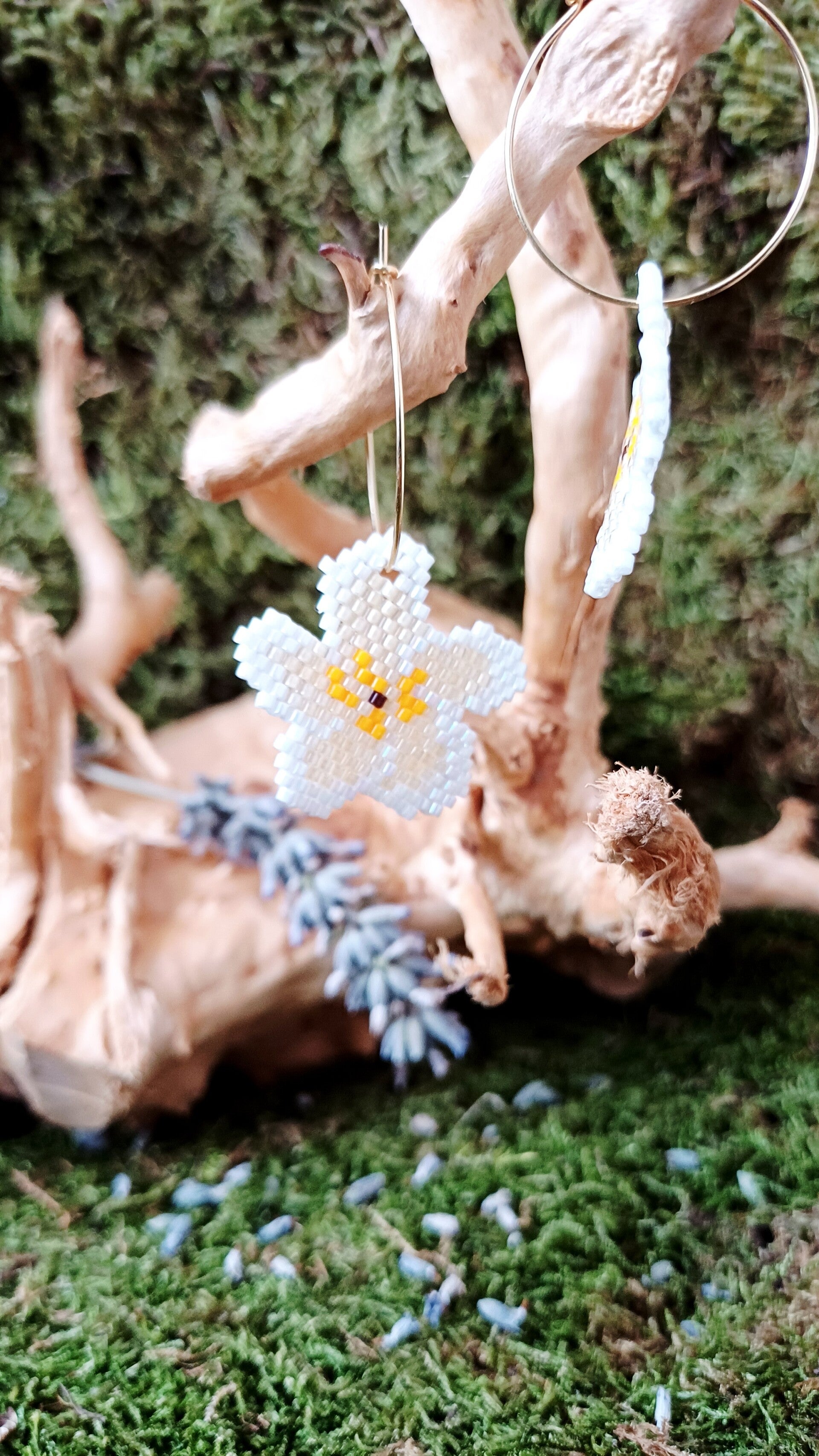 Pampille fleur de frangipanier