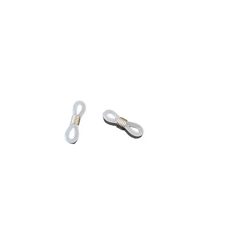 Attaches chaîne de lunettes, blanc/argenté