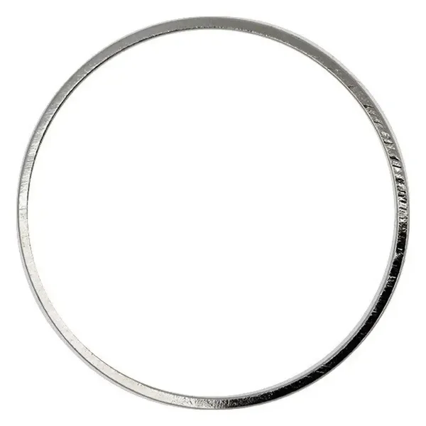 Anneaux rond en métal 25mm argenté