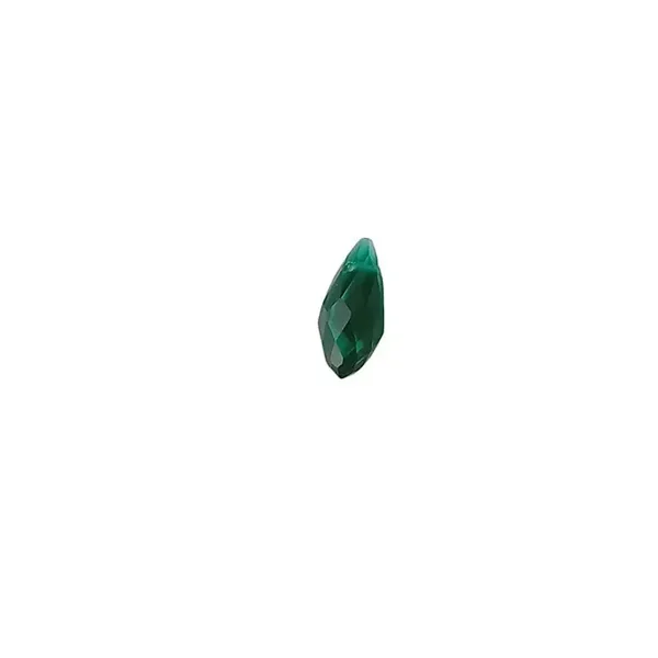 20 perles en verre goutte, facettes