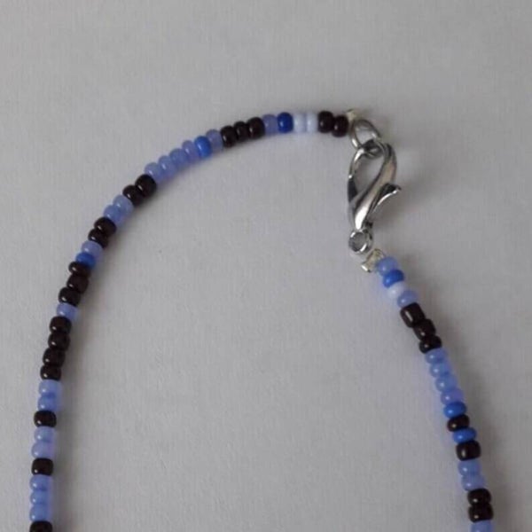 Collier perles de rocailles