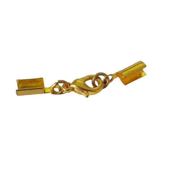 Embouts pour cordon + fermoir mousqueton
