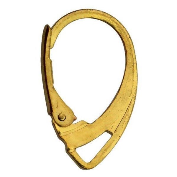 Boucles d'oreilles dormeuses 11x18mm doré