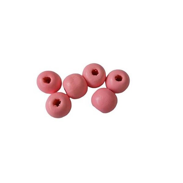Perles rondes en bois