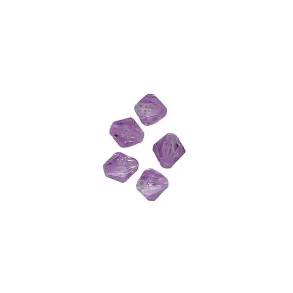 Perles toupies en acrylique