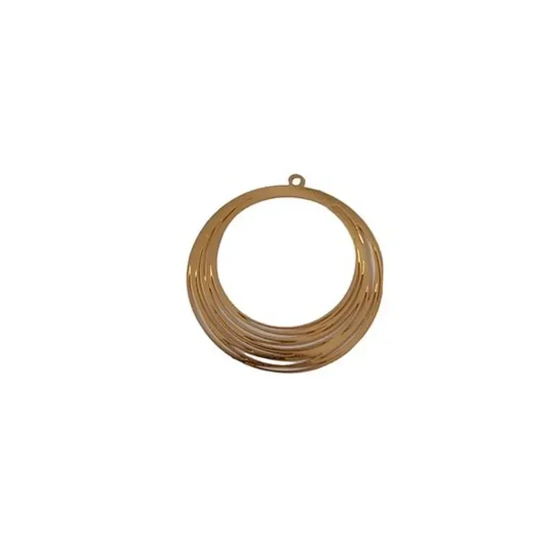 Estampe en filigramme, rond
