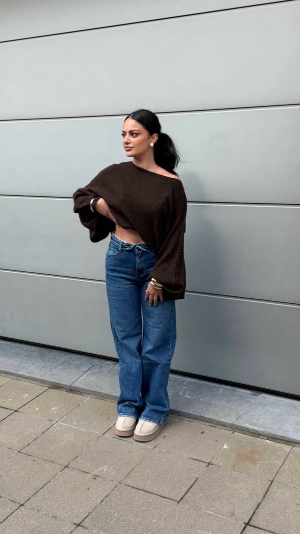 Pull Clara marron