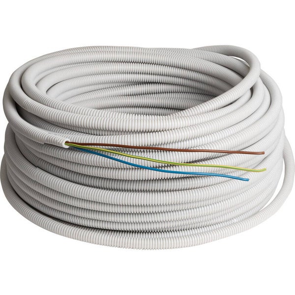 voorbedraade buis per 100meter