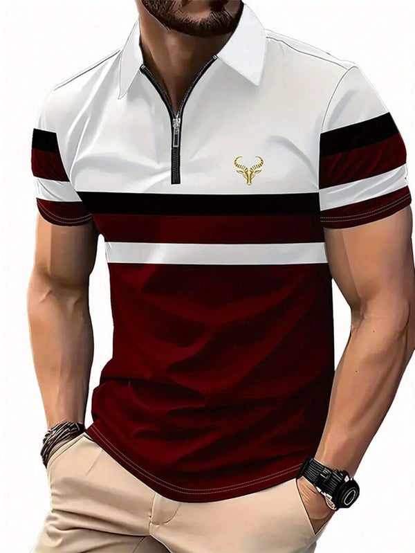 Men's Casual Short Sleeve Polo Shirt