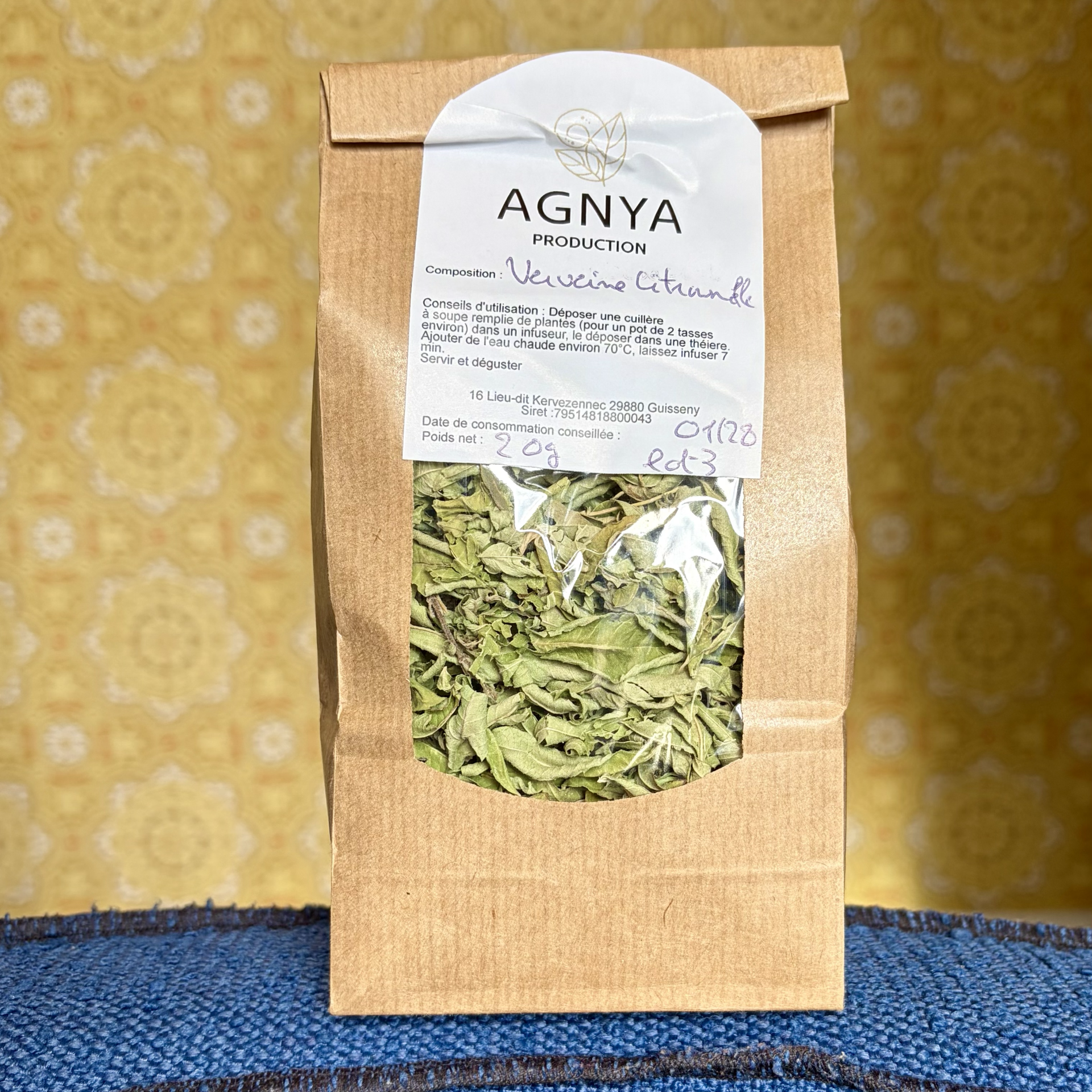 Tisane Verveine citronnelle