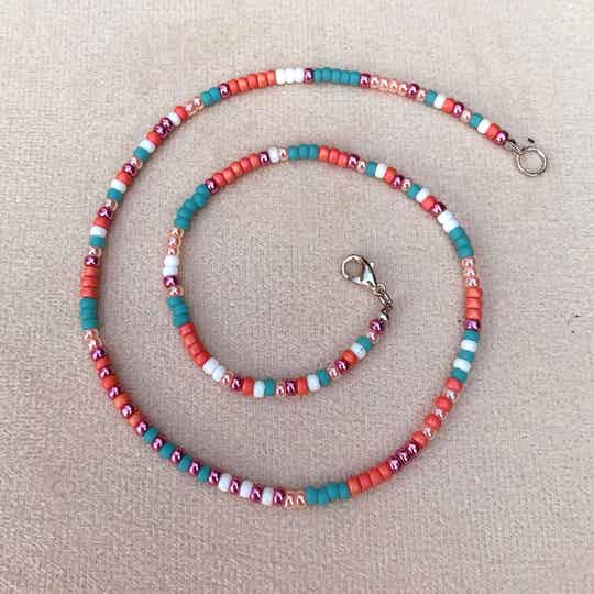 Ketting Roze, Turquoise