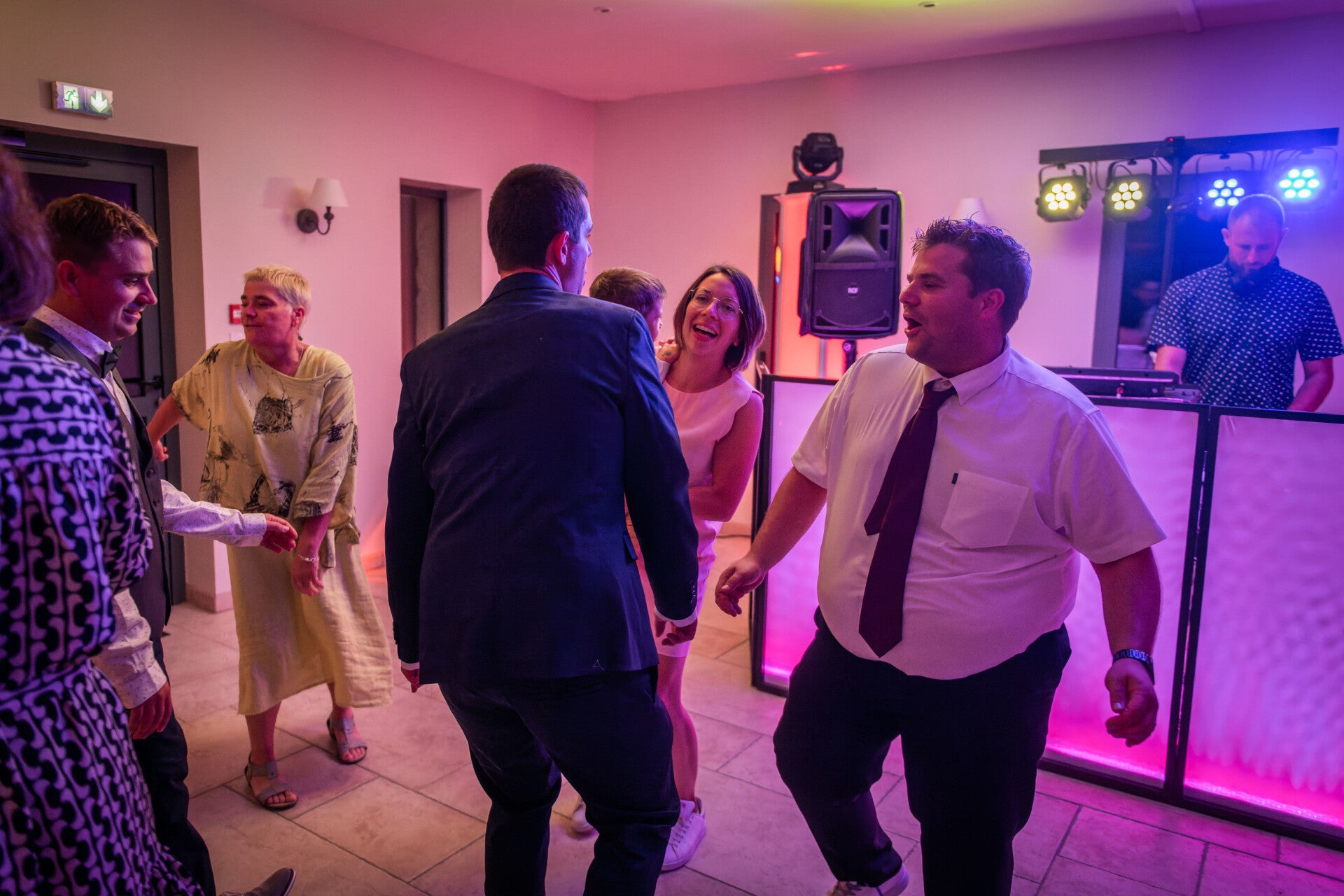 Piste de danse lors d'un mariage dans l'Orne