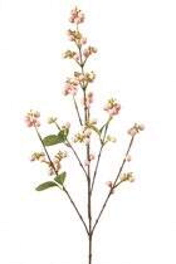Kunsttak Snowberry - Kunststof - Roze - 0 x 90 x 0 cm (BxHxD) EAN:  8714344520613