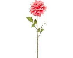 Emerald - Kunstbloem Dahlia 72cm koraal - Kunstplant voor binnen EAN: 8714344386967
