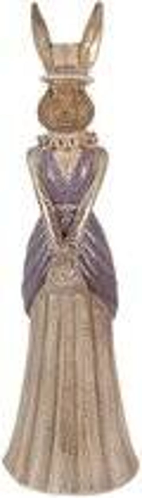 Clayre & Eef Decoratie Beeld Konijn 15x13x48 cm Goudkleurig Kunststof EAN: 8720898144298  Decoratief beeld of figuurClayre & Eef