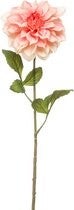 Emerald - Kunstbloem Dahlia 72cm peach - Kunstplant voor binnen EAN:  8714344386950
