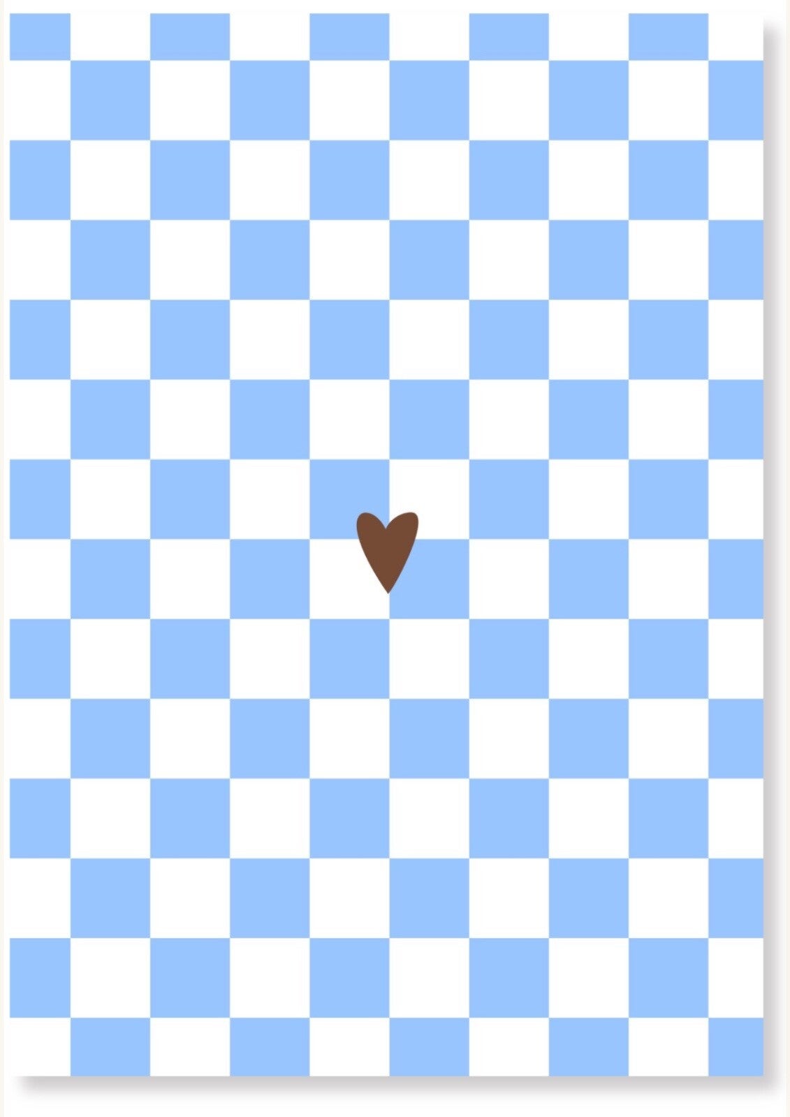 Kaartje blauw