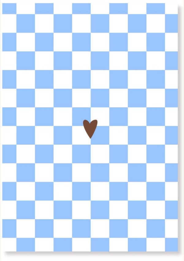 Kaartje blauw