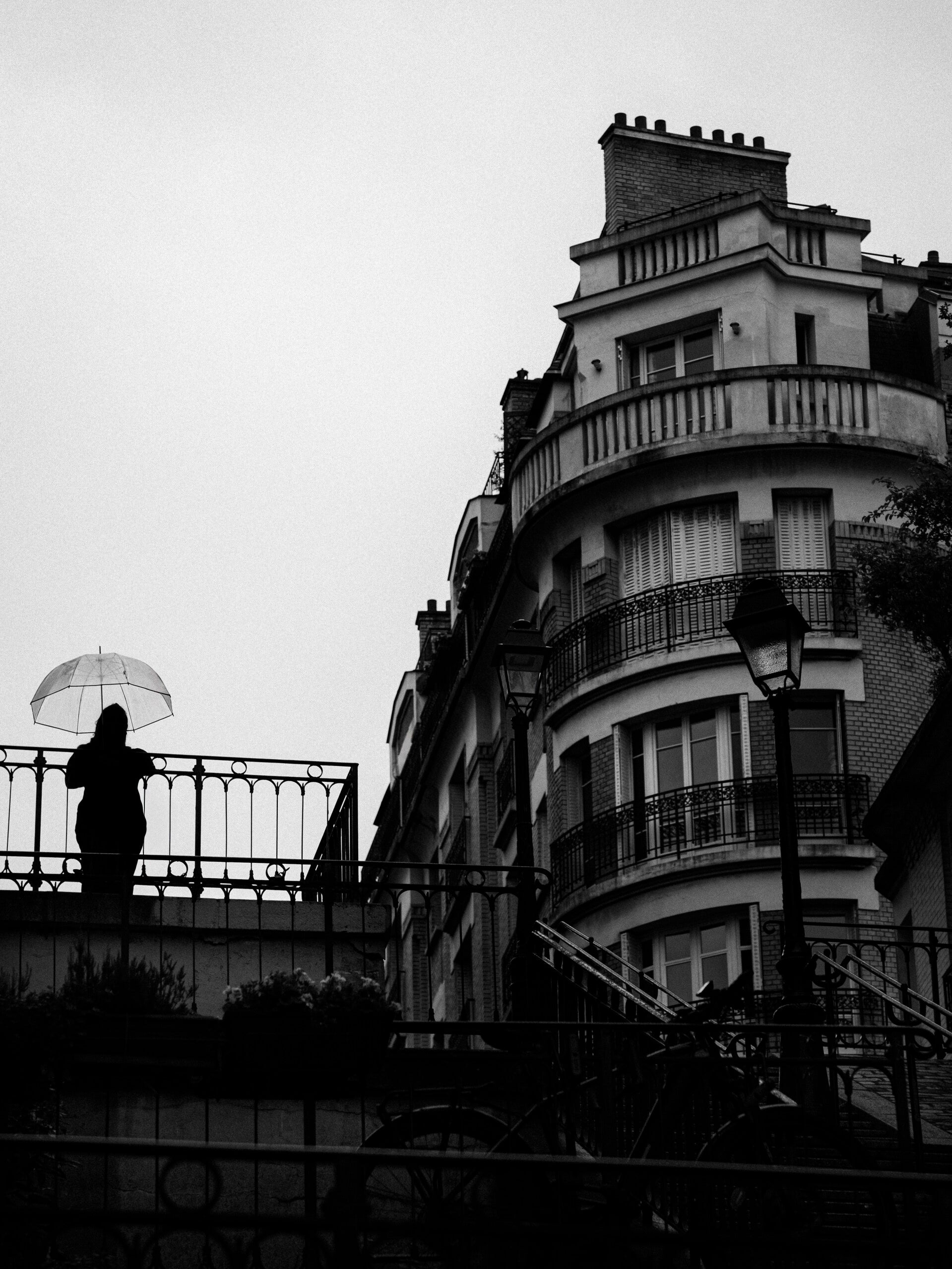 Montmartre, silhouet