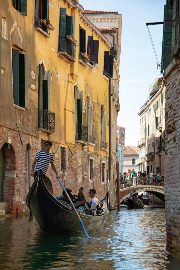 Wanddecoratie - 'on top of the gondola' | Venetië