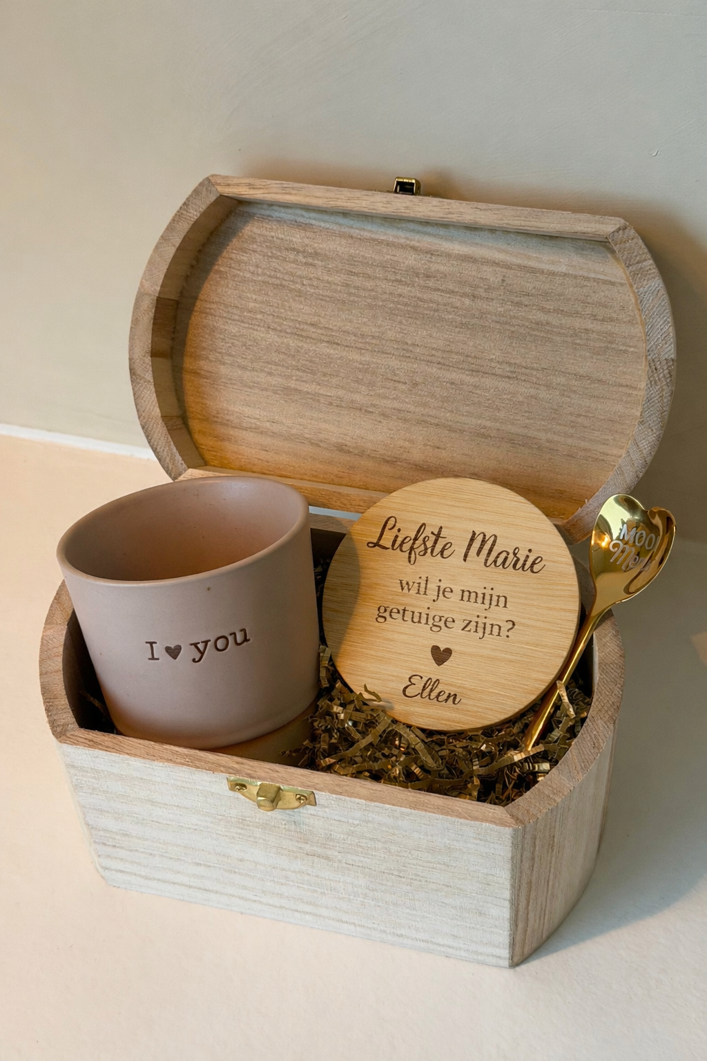 Cadeauset mok  - Wil je mijn getuige zijn?