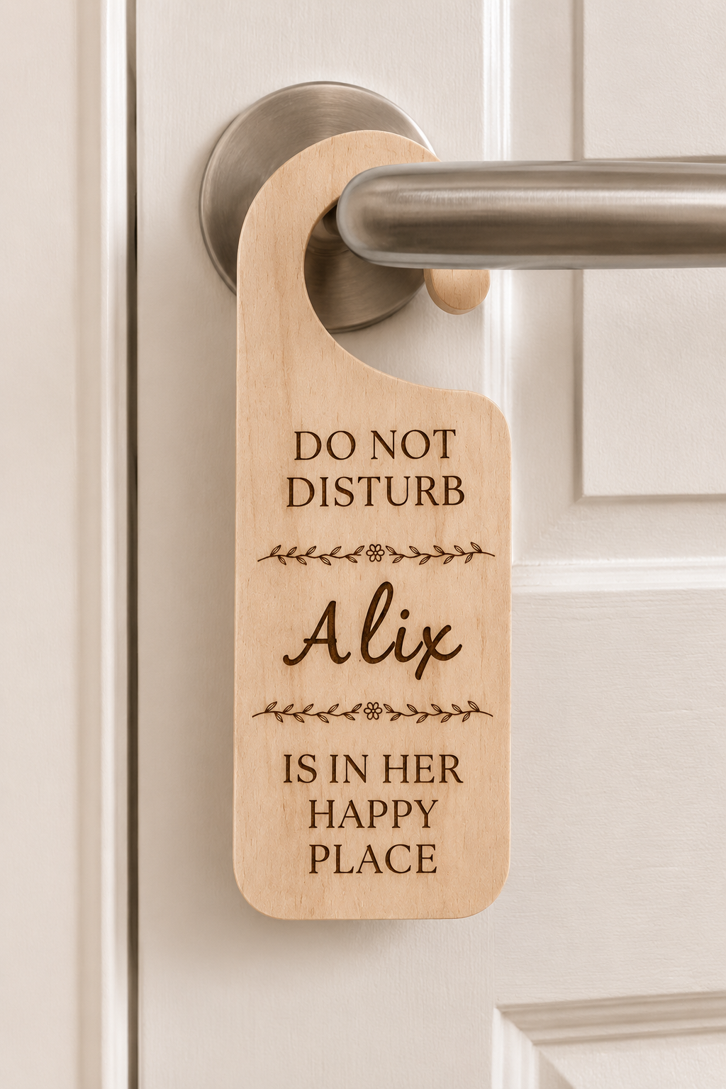 gepersonaliseerde deurhanger